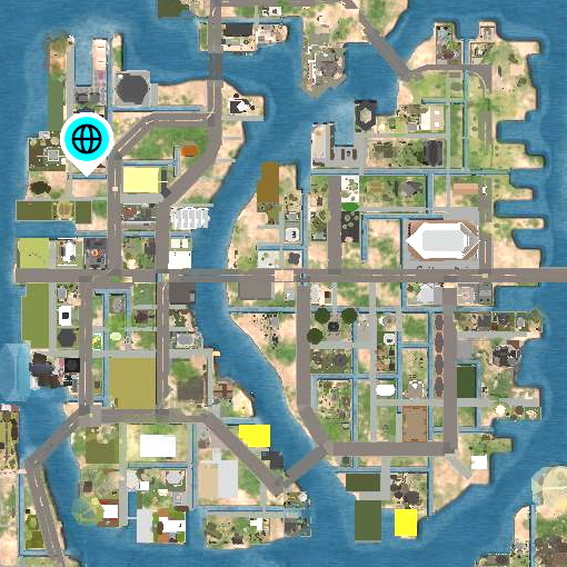 Map of our in-world shop in Second Life